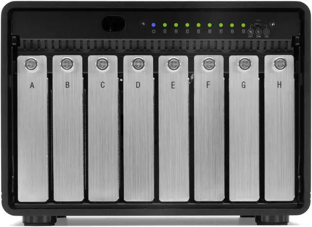 Alt view image 3 of 5 - OWC ThunderBay 8 RAID 5 Edition 8-Bay External Drive w/ Dual Thunderbolt 3 Ports, Includes SoftRAID XT