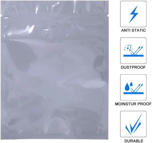 Alt view image 3 of 5 - 20Pcs Super Large Open Top Antistatic Bags 15.75x23.62in ESD Shielding Bags with 20Pcs Stickers