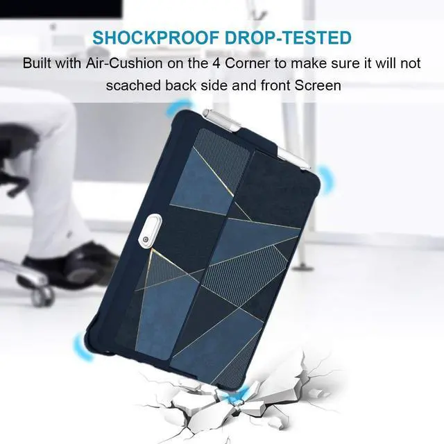 Alt view image 5 of 5 - Youtec for Surface Go 3 Case Surface Go 2 Case, Surface Go Case, Shockproof Rugged Folio Surface Go 3/ Go 2/ Go Protective Case Cover Compatible with Microsoft Surface Go 2/ Go 3/ Go 10 inch Tablet
