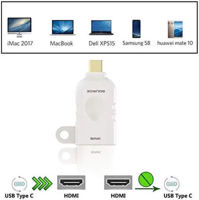 Alt view image 4 of 5 - Universal HDMI Adapter Ring Kit with Security Loop-4K USB C, Displayport,Mini DP, Mini HDMI to HDMI Office Video Converter. Four Adapters with Key Security loop.Universal HDMI Adapter Kit, HDMI Ring