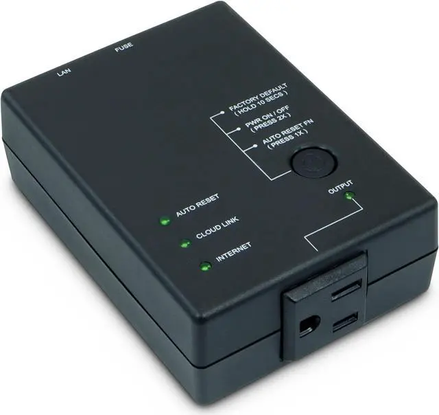 Main image of ezOutlet5 - Internet Enabled IP & Wi-Fi Remote Power Switch with Automatic Reboot - iOS | Android | Cloud | Web Controllable - Single AC Power Outlet - Model EZ-72b