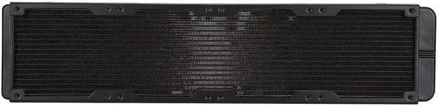 Alt view image 5 of 5 - Computer Heat Exchanger Radiator, G1/4 Thread 480mm Water Cooling Radiator 18-Tubes Aluminum Alloy Heat Exchanger Computer for Cooling System