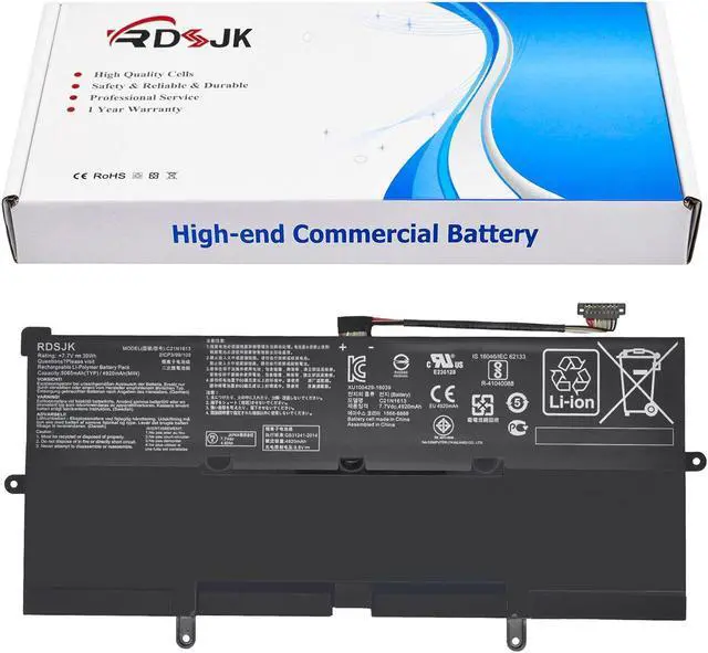 Main image of C21N1613 Laptop Battery for Asus Chromebook Flip C302 C302C C302CA C302CA-1A C302CA-DH54 C302CA-DHM4 C302CA-DHM3 C302CA-GU001 GU003 GU005 GU006 GU010 GU011 GU017 C302SA Series 0B200-02280000 7.7V 39Wh