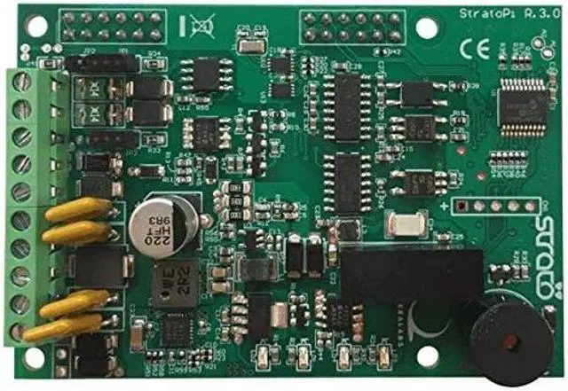 Alt view image 3 of 3 - Sfera Labs Strato Pi UPS Pi4B 2GB - DIN-Rail Case, UPS, RS-232/RS-485, Real Time Clock, Hardware Watchdog, Buzzer, Secure Element Chip, CE/FCC/IC/RoHS Compliant