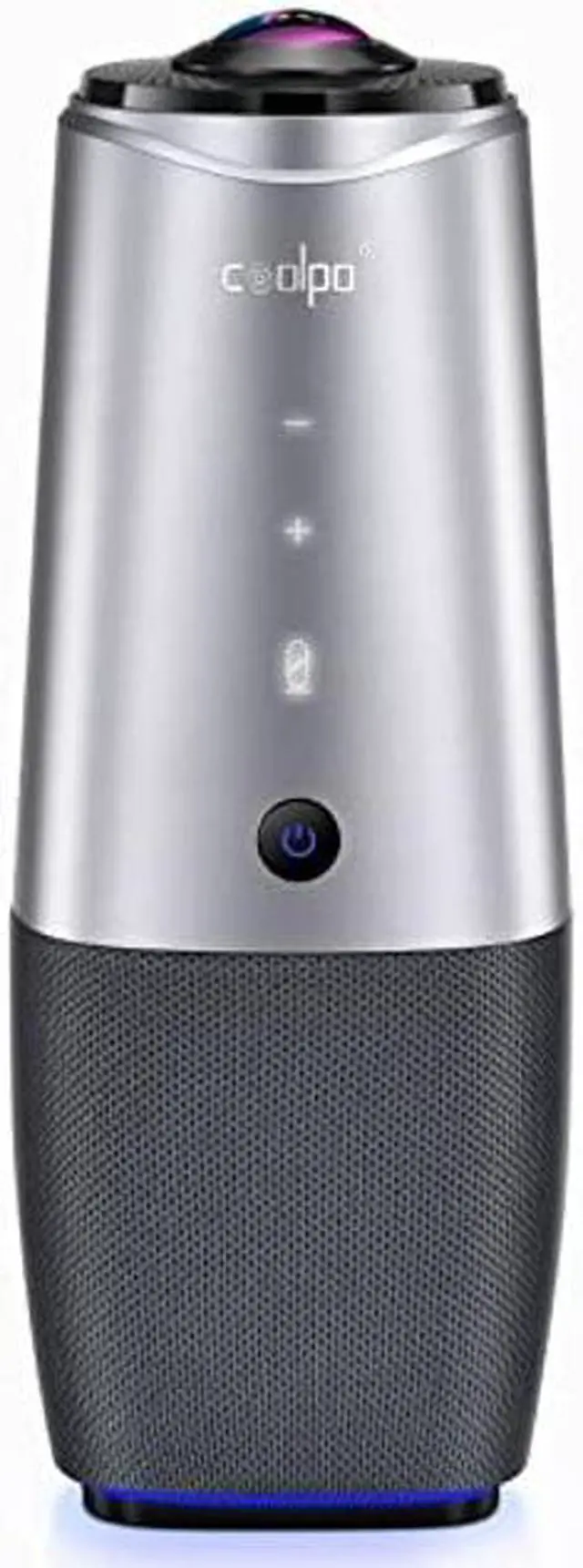 Main image of COOLPO Webcam, 360 Video Conference Camera, 4K All-in-one Conference Room Camera with Speaker, Microphone, Meeting Room Camera, AI Speaker Tracking, Noise Cancellation, Teams, Zoom, PANA 5ft USB Cable