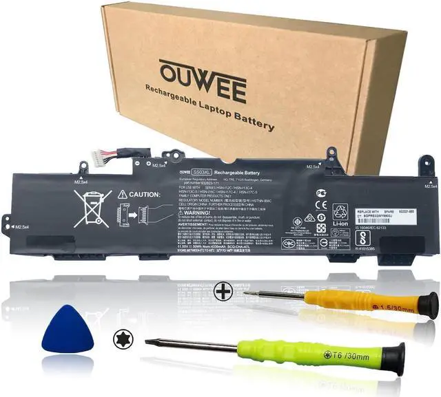 Main image of OUWEE SS03XL 933321-855 Battery for HP EliteBook 840 735 745 830 G5 G6 EliteBook 730 740 836 846 G5 ZBook 14U G5 G6 SS03050XL-PL 932823-171 HSN-113C-4 932823-421 932823-1C1 HSN-112C HSTNN-LB8G 11.55V