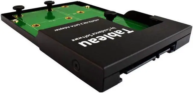 Alt view image 3 of 4 - SiForce Tableau TDA3-3 mSATA/m.2 SATA SSD Adapter Bundle with Anti Static Bag