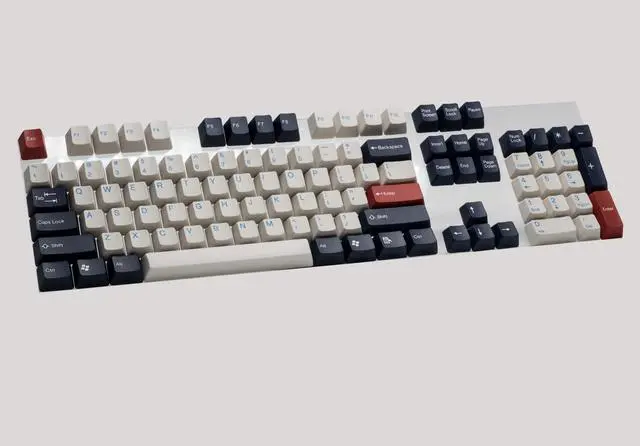 Main image of Authentic Tai-Hao Royal Blue ABS Doubleshot ANSI 104 Keycaps for Cherry Mx Keyboards Britain Blue England Blue