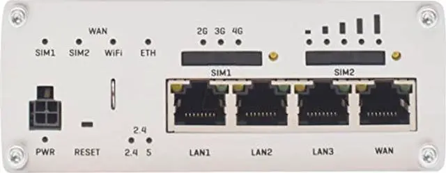 Alt view image 4 of 5 - Teltonika RUTX11 Dual-SIM, 4 x Gigabit Ethernet Ports, Dual-Band AC WiFi, Bluetooth LE and USB LTE Router - RUTX11110400