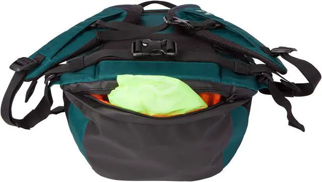 Alt view image 3 of 5 - Two Wheel Gear Commuter Laptop Backpack - Water Resistant with 15in Padded Laptop Sleeve, for Travel, Work, Biking, Hiking, and Everyday Use, 26L Tofino Blue