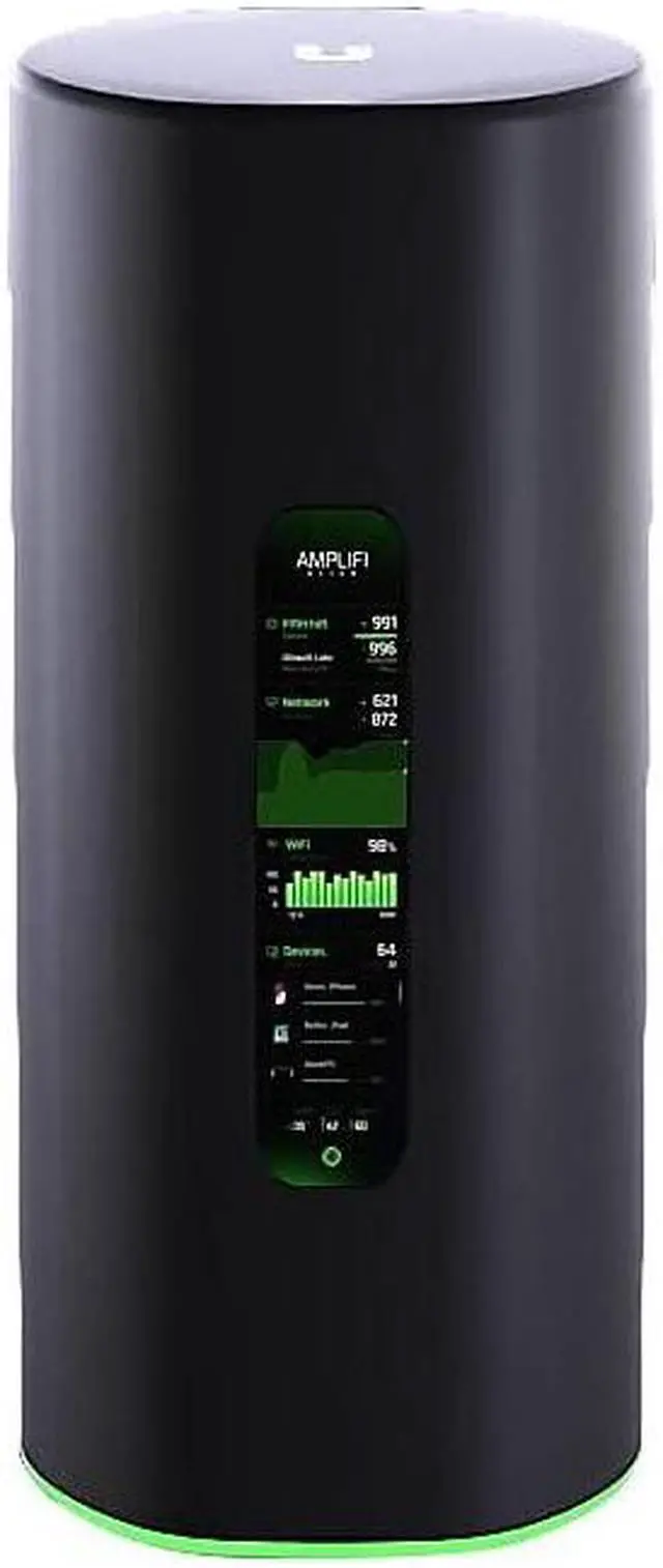 Alt view image 3 of 5 - Ubiquiti AmpliFi Alien AX 7685 Tri Band Mesh Wi-Fi 6 Router, Black (AFI-ALN-R-US) (AFIALNRUS)