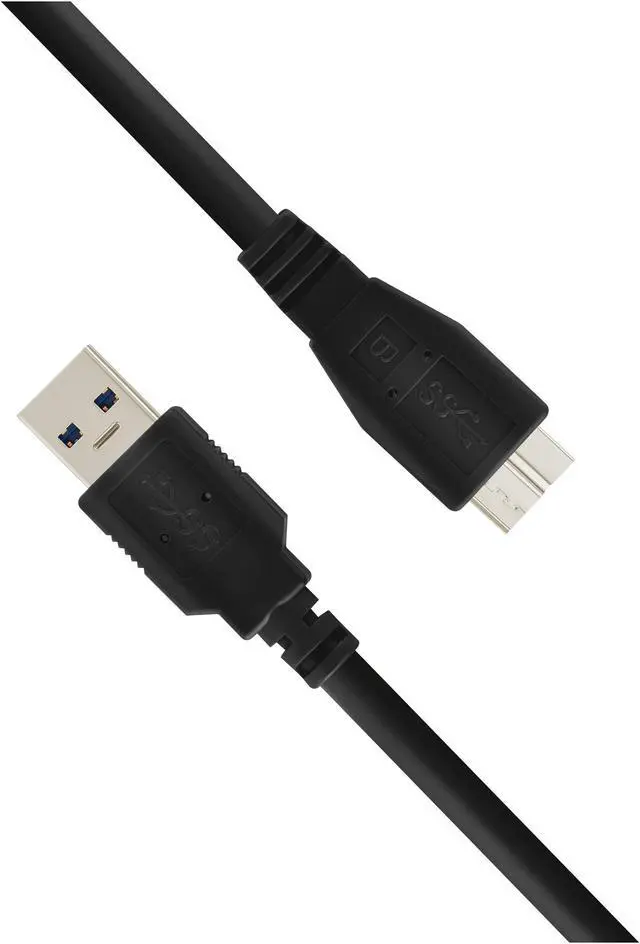 Alt view image 4 of 5 - 20ft USB Type A 3.0 to Micro-B SuperSpeed Compatible with Samsung Galaxy, Toshiba Canvio, Seagate FreeAgent and WD External Hard Drives and Canon, Fujifilm, Nikon Cameras for Tethering