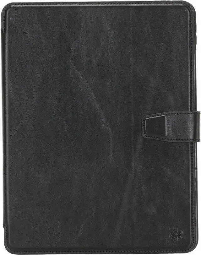 Alt view image 2 of 5 - VENITO PARMA Premium Leather Case for iPad Pro 11 inch 3rd and 2nd Generation with Pencil Holder, Handmade, Kickstand, Detachable Wallet, Full-Grain Leather, Compatible with Apple Pencil, Rustic Black