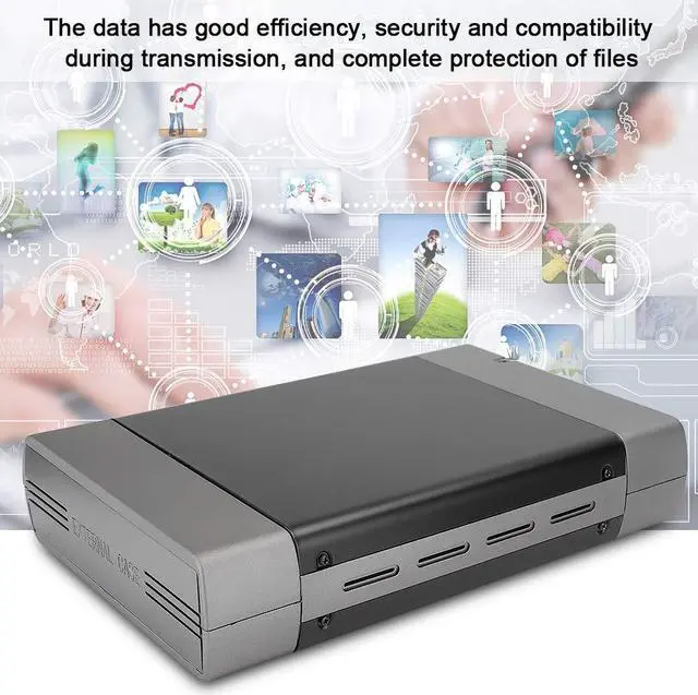 Alt view image 2 of 5 - 5.25in Hard Drive Enclosure, Portable External Drive, Optical Drive Box External USB2.0 SATA Interface Computer Accessories(US)
