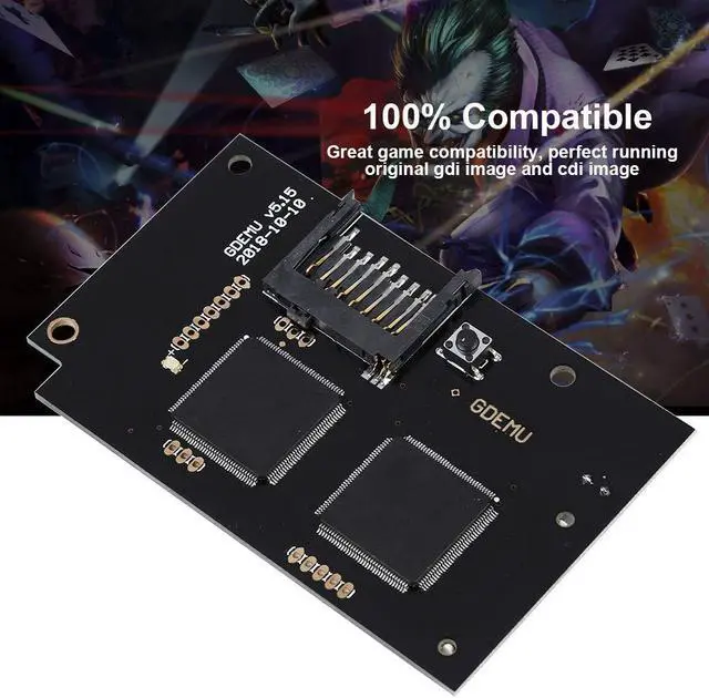 Alt view image 5 of 5 - Wendry Replacement Optical Drive Board, Optical Drive Simulation Board Card Repair Part V5.15 for DC DreamcastHost Game