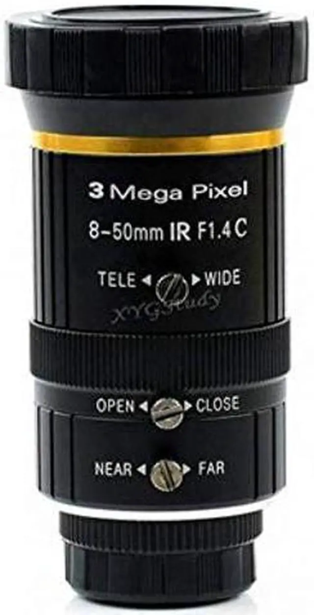 Alt view image 2 of 5 - Adjustable Focal Length Industrial 8-50mm C-Mount Zoom Lens for Raspberry Pi HQ Camera, Flexible Zoom in/Out Angle of View for Pi 4 3 B B+ Zero @XYGStudy