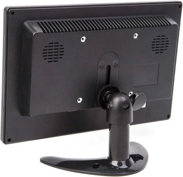 Alt view image 2 of 4 - Yasoca 10.1 inch Small Portable Laptop Computer Monitor with HDMI VGA Port; Raspberry pi Display Screen Monitor; CCTV Monitor HD 1024x600 with Dual Speakers, MP5 USB Port, Remote(10 Inch) Gaming Monit