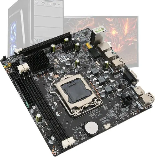 Alt view image 5 of 5 - Desktop Motherboard LGA 1155 USB3.0 SATA Mainboard for Intel B75, DDR3 Computer Motherboard