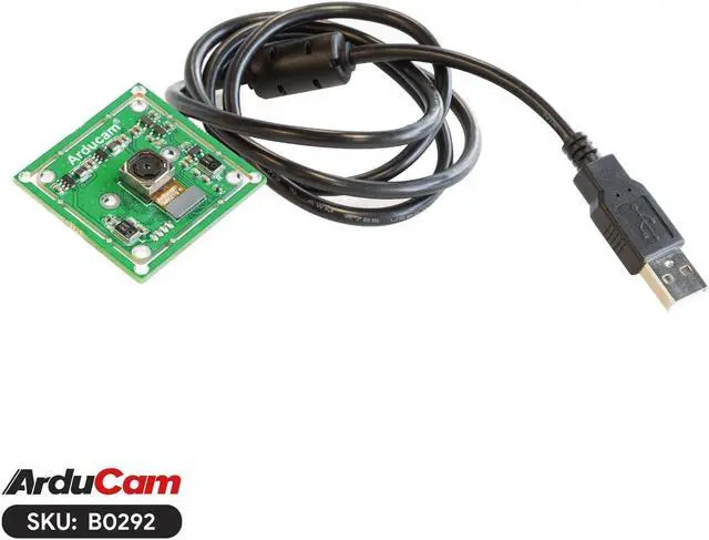 Alt view image 3 of 5 - Arducam 4K 8MP IMX219 Autofocus USB Camera Module with Microphone, 1080P Mini UVC USB2.0 Webcam Board with 3.3ft/1m Cable for Computer, Laptop, Raspberry Pi, Jetson Nano