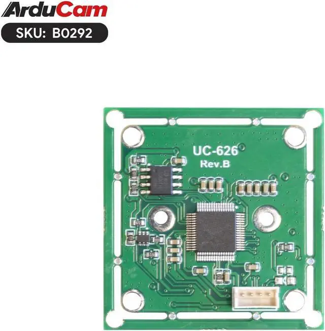 Alt view image 4 of 5 - Arducam 4K 8MP IMX219 Autofocus USB Camera Module with Microphone, 1080P Mini UVC USB2.0 Webcam Board with 3.3ft/1m Cable for Computer, Laptop, Raspberry Pi, Jetson Nano