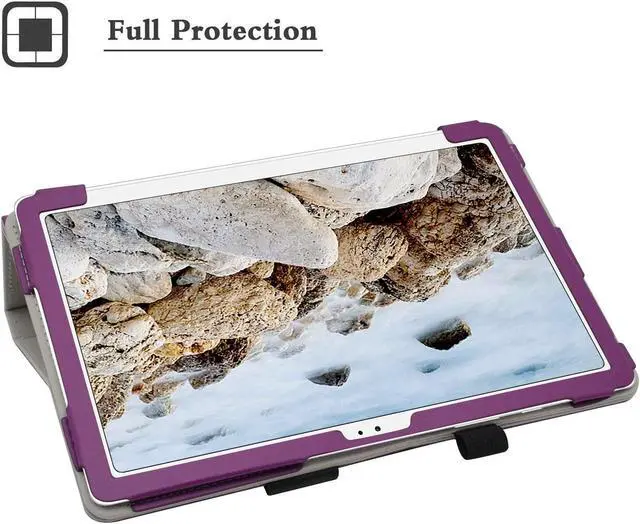Alt view image 3 of 5 - Bige for Galaxy Tab A7 10.4 inch 2020 Keyboard Case,PU Leather Cover with Romovable Wireless Keyboard for Samsung Galaxy Tab A7 10.4 inch 2020 (SM-T500 /T505 /T507) Tablet,Purple, 10001962-3