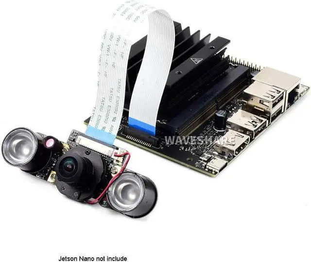 Alt view image 4 of 5 - Coolwell IMX219-160 8MP IR-Cut Camera for Jetson Nano/Compute Module, 8MP, IR-Cut Infrared Night Vision, 162° FOV