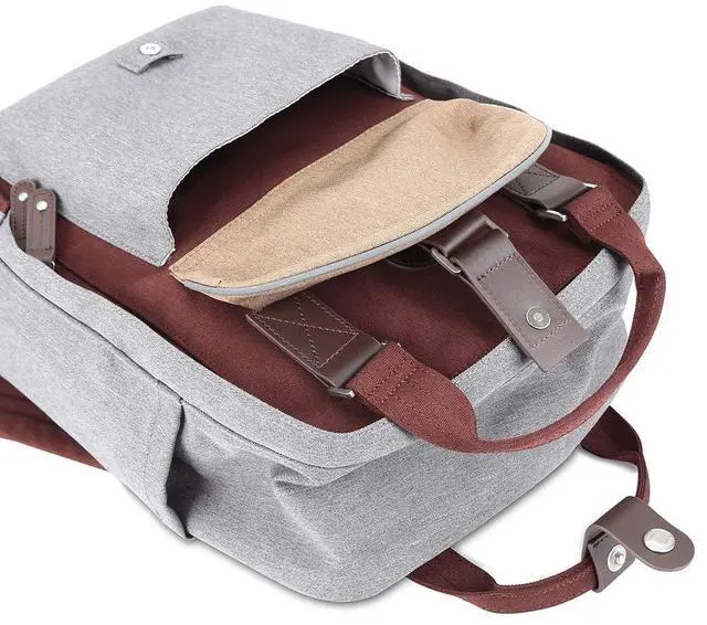 Alt view image 5 of 5 - Himawari Backpack/Travel Backpack for Women 14.9" College Vintage Waterproof Bag , Work Backpack for 14inch Laptop(201-01#, Regular)