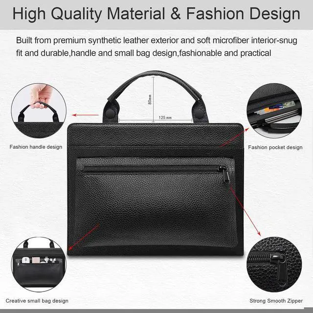 Alt view image 5 of 5 - Protective Case+Portable Bag for 13.3" Samsung Galaxy Book S/Ion 13 NP930XCJ/ Flex a 13 NP730QCJ/ Flex 2 Alpha 13 NP730QDA[Not fit Galaxy Book Flex 13 NP930QCG],Black