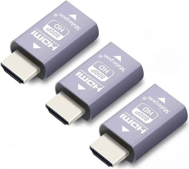 Main image of Malarpon Hdmi Edid Emulator Passthrough 3rd Generrtion Aluminum fit Headlesskeep The EDID of The Monitor Active Switches and Extenders 1280x800@59Hz 3P