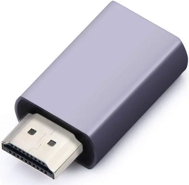 Alt view image 4 of 5 - Malarpon Hdmi Edid Emulator Passthrough 3rd Generrtion Aluminum fit Headlesskeep The EDID of The Monitor Active Switches and Extenders 1280x800@59Hz 3P