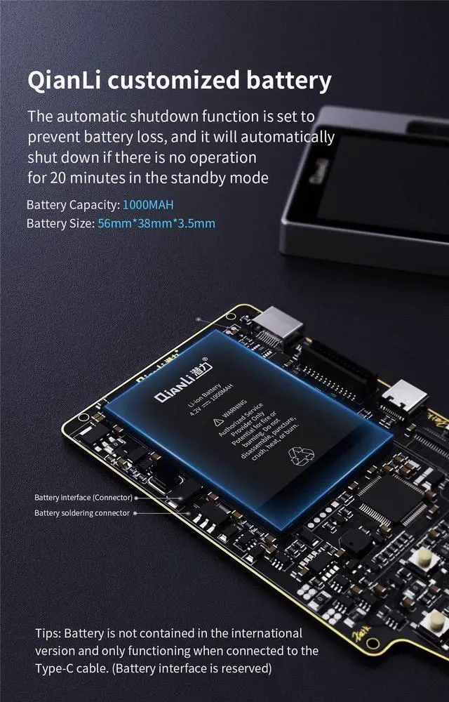 Alt view image 4 of 5 - Qianli Apollo Interstellar One 6 in 1 Phone Programmer