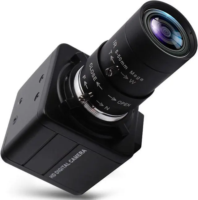 Main image of SVPRO 4K USB Camera with Zoom 5-50mm Lens, 10X Optical Zoom Manual Focus Webcam High Definition 3840x2160@30fps Adjustable Focal Length Camera with Sony IMX317 Sensor for PC Laptop Pi