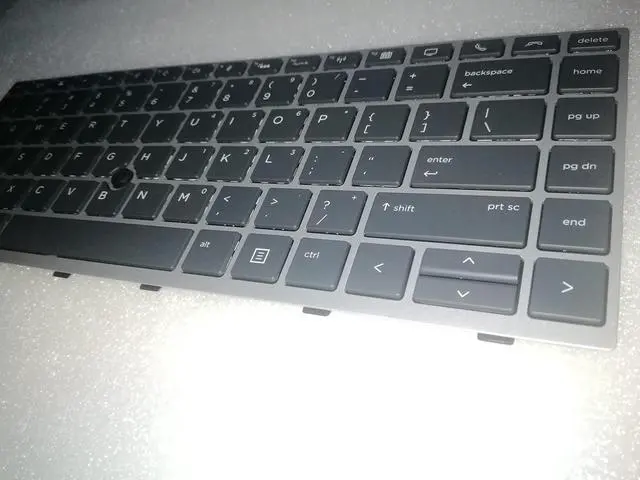 Alt view image 5 of 5 - SOUTHERNINTL New Repalcement for HP EliteBook 745 840 G5 G6 US Keyboard Backlit with Silver Frame & Mouse Point L11307-001 L14377-001 L11308-001 L14378-001