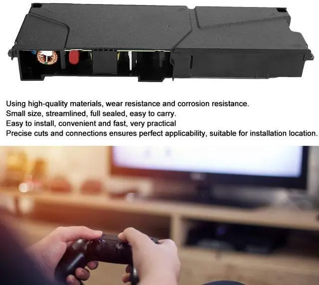 Alt view image 2 of 5 - Replacement Power Supply for PS4, ADP240AR 5Pin Unit Power Supply Source Replacement for PS4 Game Console