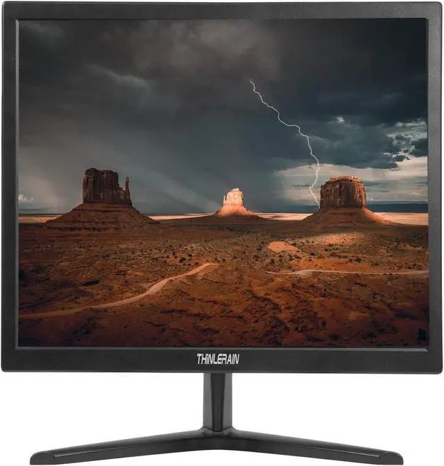 Main image of Thinlerain PC Monitor 17-inch 4:3 LED Backlit Monitor 1280 X 1024, 60 Hz Refresh Rate, 5Ms Response Time, VESA Mountable, VGA, HDMI, TN Panel, Built-in Speakers