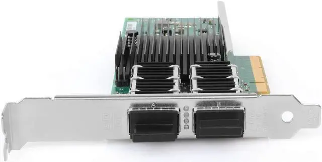 Alt view image 2 of 5 - Vogzone 40Gb PCI-E NIC Network Card for Intel XL710-QDA2,10GbE/40GbE Dual QSFP+ Ports, with Intel XL710-BM2 Chip,40GbE PCI Express 3.0 X8 Ethernet Adapter Support Windows/Linux/VMware