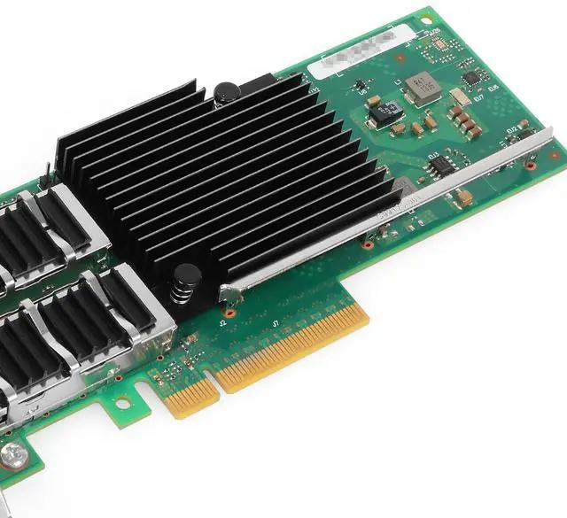 Alt view image 3 of 5 - Vogzone 40Gb PCI-E NIC Network Card for Intel XL710-QDA2,10GbE/40GbE Dual QSFP+ Ports, with Intel XL710-BM2 Chip,40GbE PCI Express 3.0 X8 Ethernet Adapter Support Windows/Linux/VMware