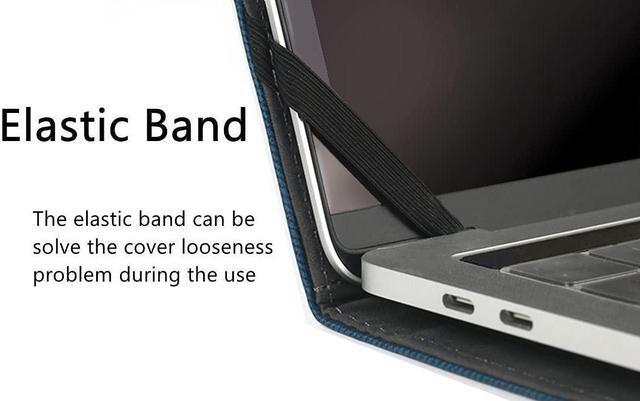 Alt view image 4 of 5 - Honeymoon Case Cover for HP Spectre x360 2-in-1 Laptop 13.5 Inch & HP Spectre x360 14t-ef200/14-ef000 13.5" & HP Spectre x360 14-ea000/14t-ea000 14 Inch Series,S019-Blue