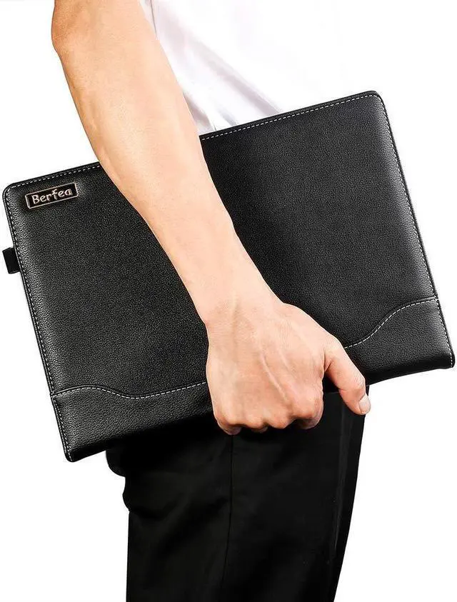 Alt view image 3 of 5 - Berfea Laptop Case Cover for Lenovo IdeaPad Flex 5/5i 14 inch 14IIL 14ITL 14ALC 14IWL 14API 14ALC05 Notebook Sleeve PU Leather Stand Hard Protective Skin