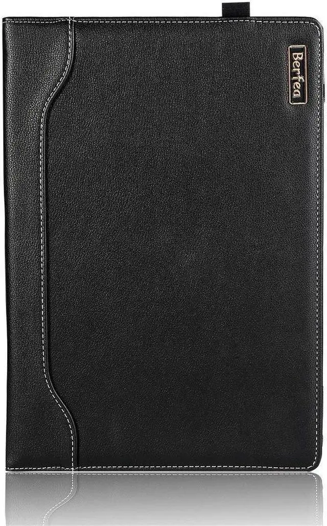 Alt view image 5 of 5 - Berfea Laptop Case Cover for Lenovo IdeaPad Flex 5/5i 14 inch 14IIL 14ITL 14ALC 14IWL 14API 14ALC05 Notebook Sleeve PU Leather Stand Hard Protective Skin