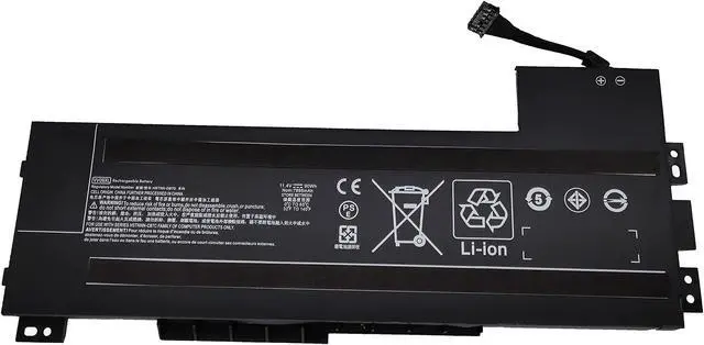 Alt view image 5 of 5 - Fully. VV09XL Replacement Laptop Battery Compatible with HP ZBook 15 G3 G4 17 G3 Mobile Workstation Series HSTNN-DB7D 808398-2C1 808452-001 808398-2B1-11.4V 90Wh