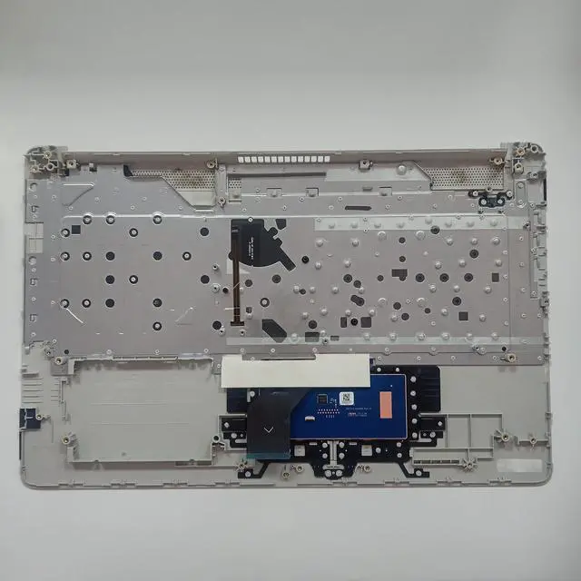 Alt view image 4 of 5 - Replacement for HP Pavilion17BY 17-by 17CA 17-CA Laptop Upper Case Palmrest Keyboard with Backlit Touchpad 2020 Year Assembly Part L92784-001 6070B1714503 Silver