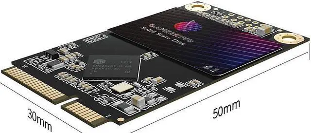 Alt view image 2 of 5 - Gamerking SSD Msata 500GB Internal Solid State Drive High Performance Hard Drive for Desktop Laptop SATA  6Gb/s 480gb 500gb 512gb (500GB MSATA)
