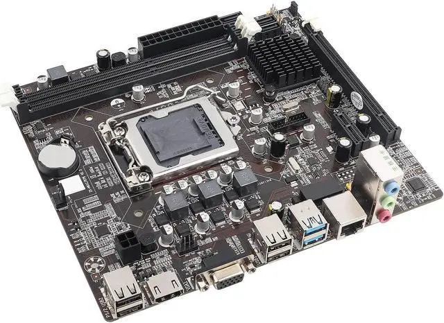 Alt view image 4 of 5 - Motherboard, LGA 1155 USB3.0 DDR3 Memory Desktop Computer Motherboard SATA Mainboard, HD Graphics, for Intel B75