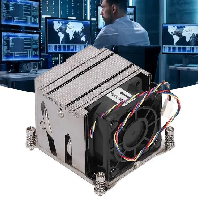 Alt view image 4 of 5 - P0048AP4 CPU Heat Sink 2U Active Computer Cooling Fan for Socket LGA2011 /Narrow ILM