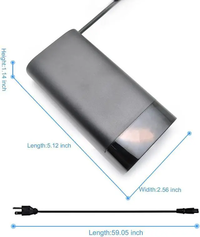 Alt view image 4 of 5 - HP Laptop Charger HP Spectre X360 HP 904144-850 904082-003 ADP-90FE 2ln85AA Envy X360 17-cw0097nr 90W 65W USB-C AC Adapter Power Supply for hp elitebook Charger