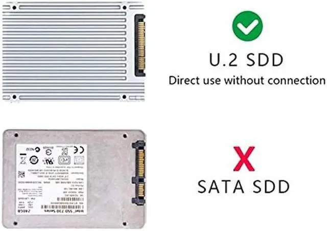 Alt view image 5 of 5 - NFHK Dual 2X U.2 SFF-8639 SSD to PCIE Express 3.0 Gen3 X8 X16 Raid Card VROC Raid0 Hyper Adapter