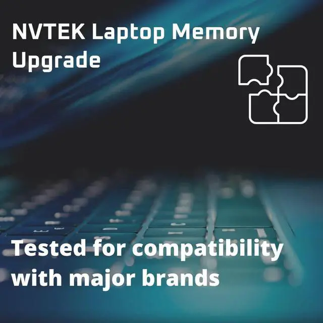 Alt view image 2 of 5 - 16GB (1X16GB) DDR4 2666MHZ PC4-21300 Non-ECC SODIMM NVTEK Laptop AIO PC Computer Memory
