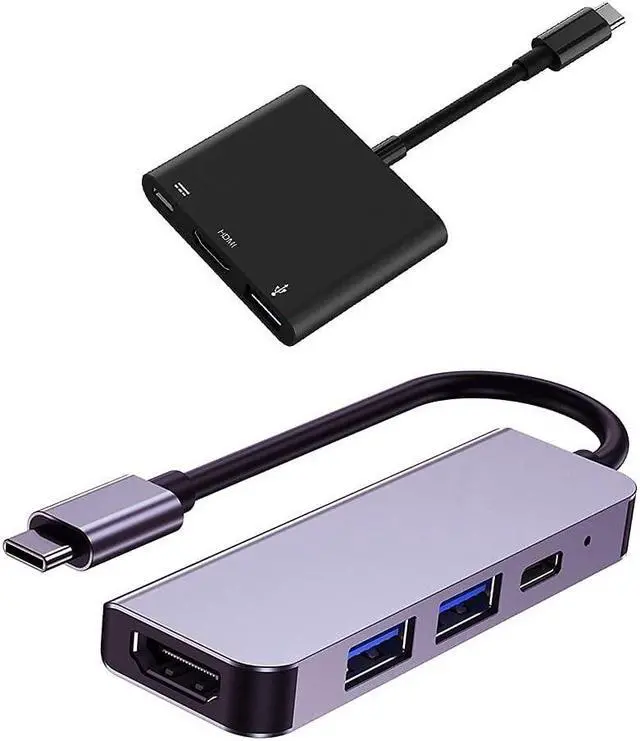 Main image of QCEs USB C to HDMI Multiport Adapter and USB C to HDMI Hub Compatible with Nintendo Switch