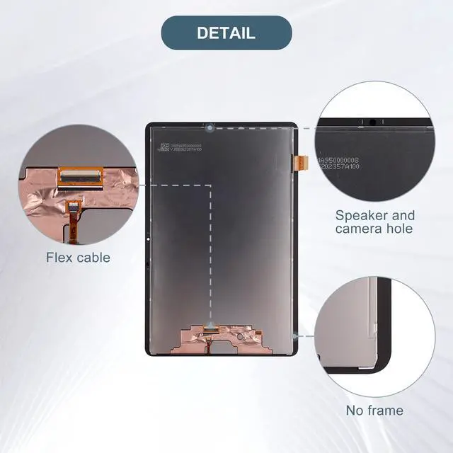 Alt view image 4 of 5 - E-YIIVIIL Super AMOLED Display Compatible with Samsung Galaxy Tab S7 SM-T870 SM-T875 11" LCD Touch Screen Display Assembly with Tools (SM-T870)